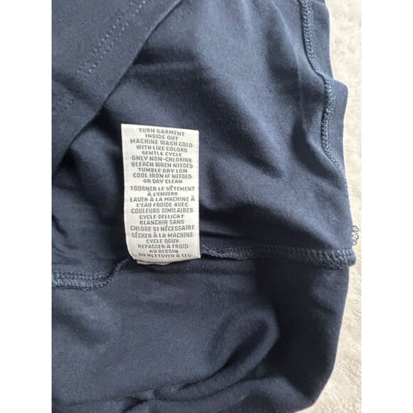 Magaschoni Womens Navy Blue Relaxed Fit Short Sleeve T-Shirt Size XL Stretch New - Picture 5 of 8